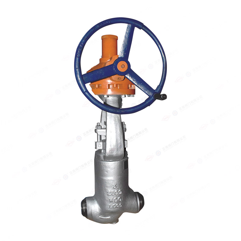 Bevel gear shut-off valve