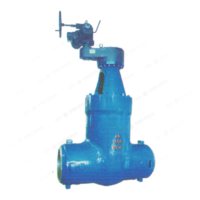 Power station gate valve