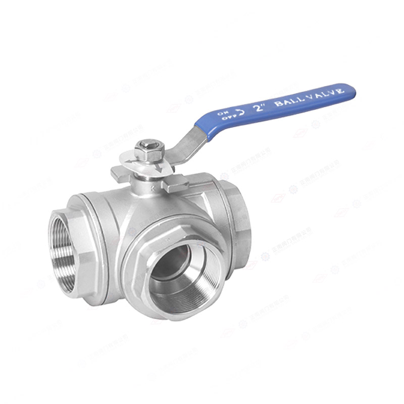 Three way ball valve