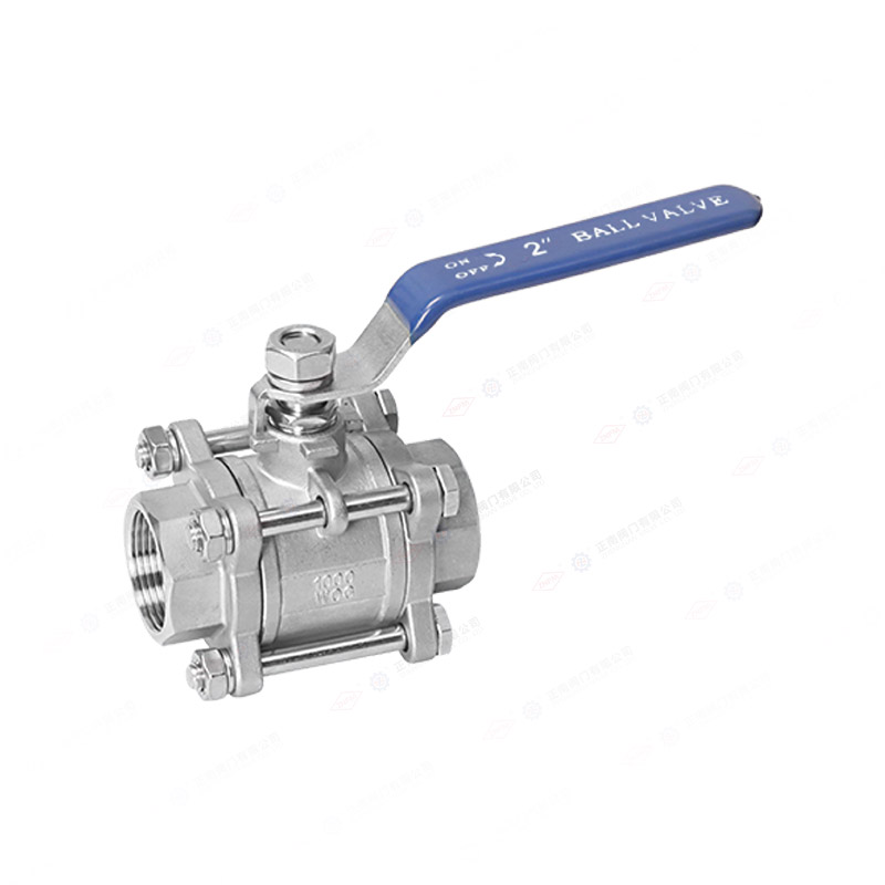 Three piece ball valve