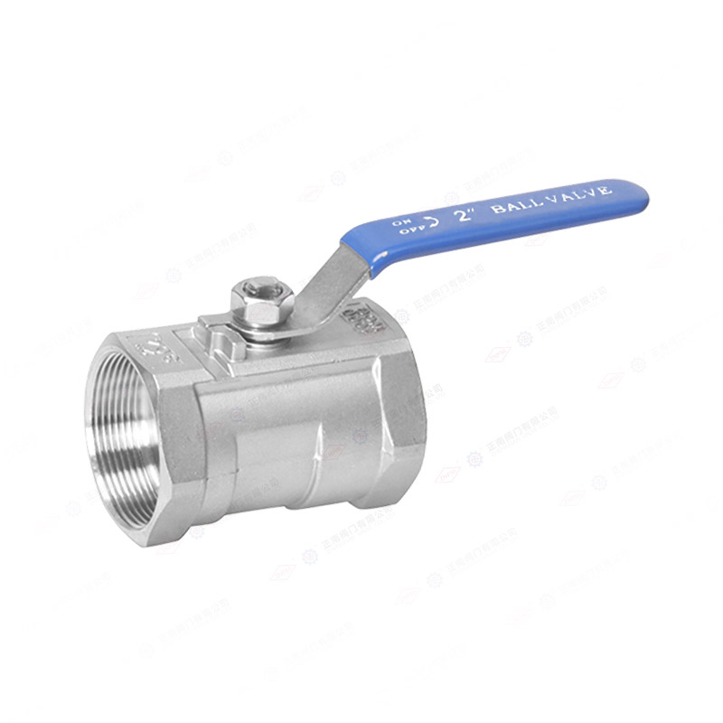 One piece ball valve