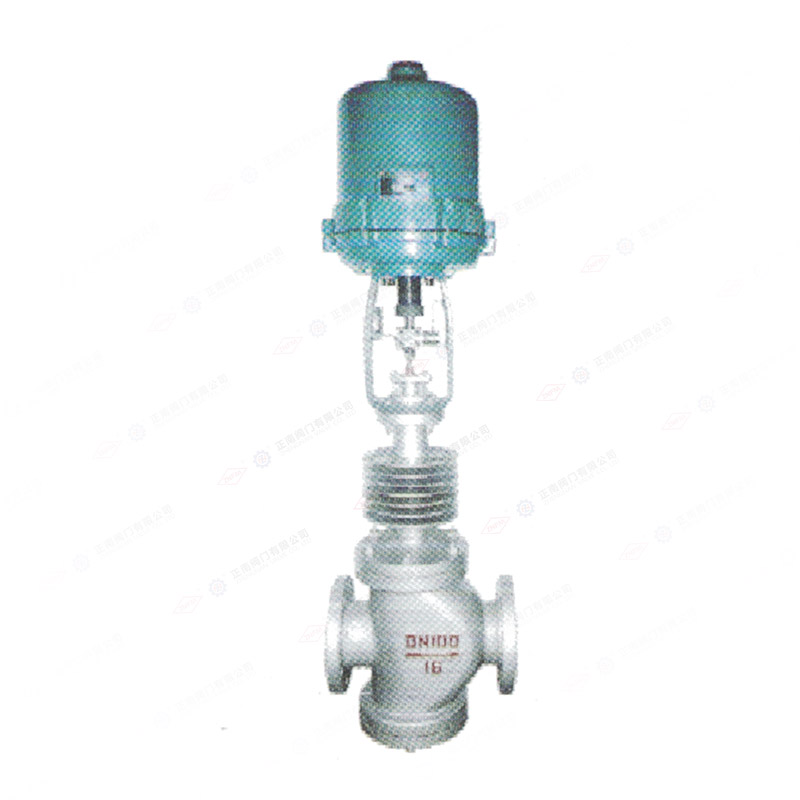 Electronic electric single seat and double seat regulating valves