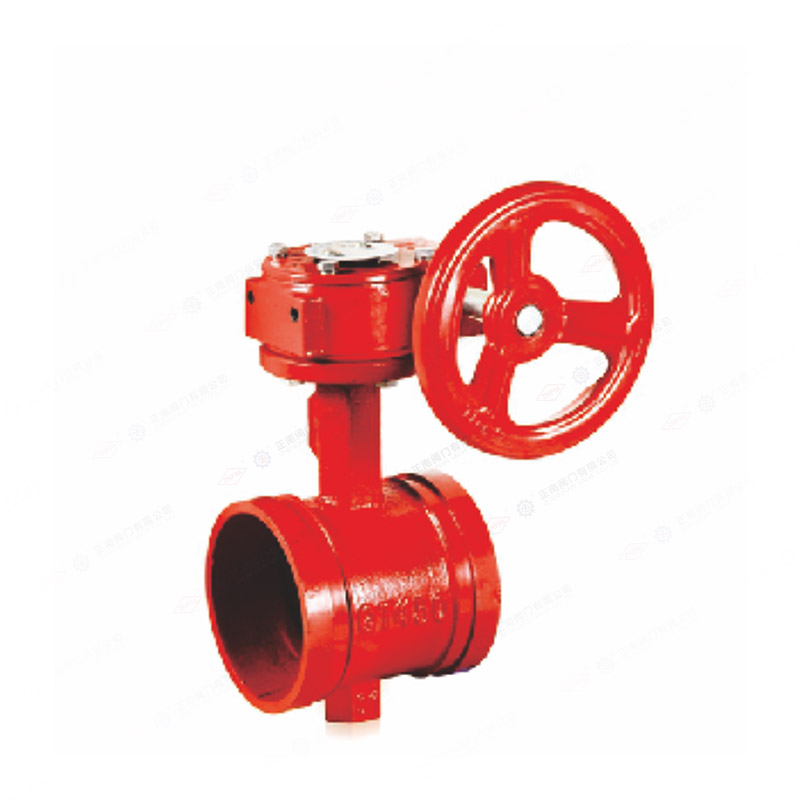 381X groove worm gear butterfly valve