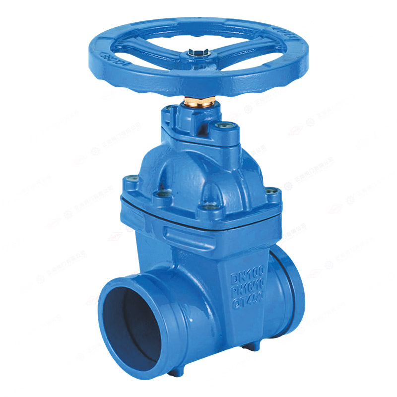 Trench concealed rod soft seal gate valve