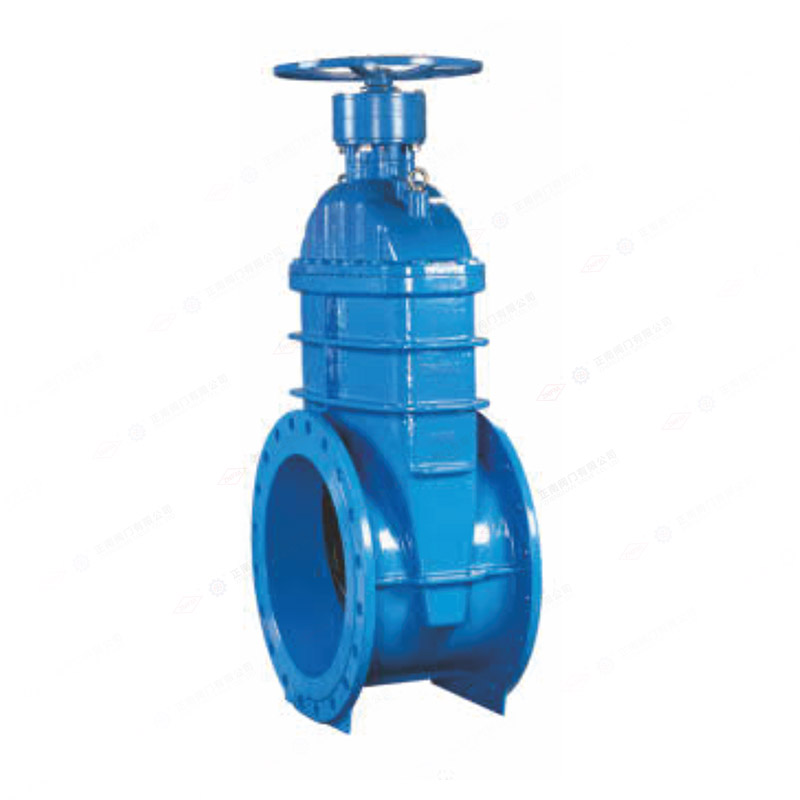 Elastic seat sealed flange gate valve