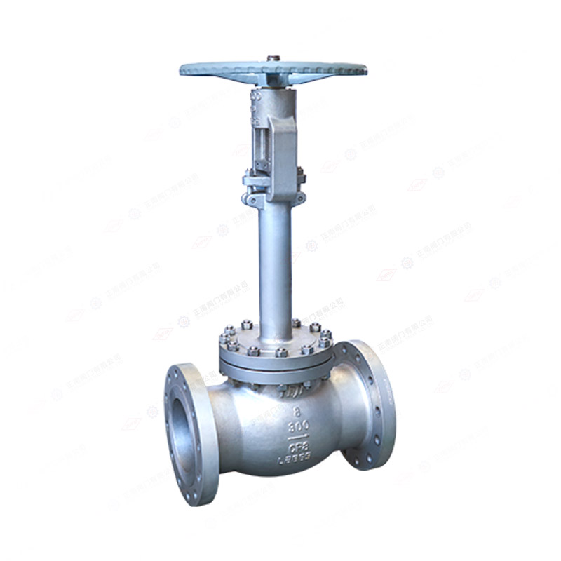 Low temperature flange globe valve