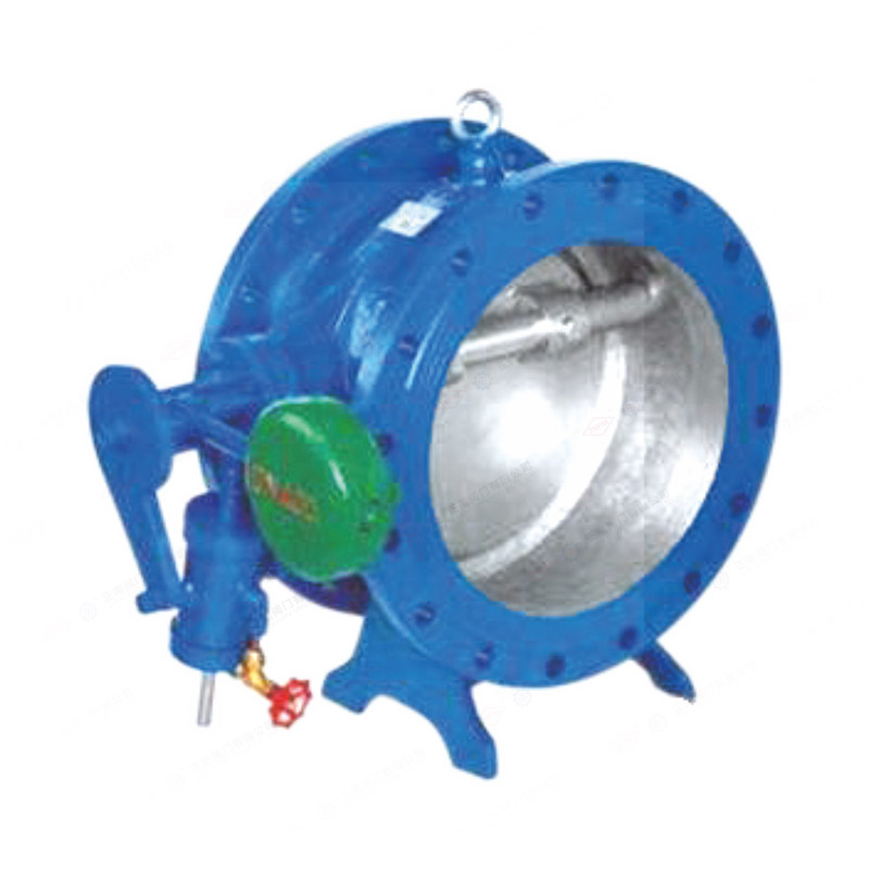 Hh47-H-X-H47XF Butterfly type buffer check valve