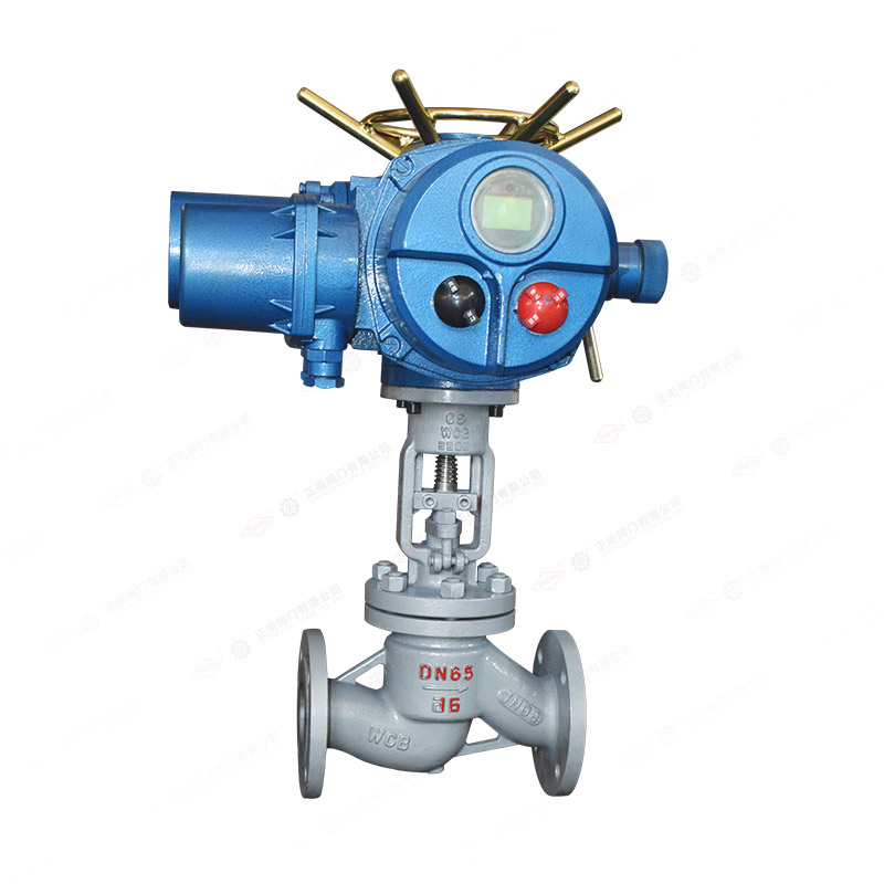 Electric flange globe valve