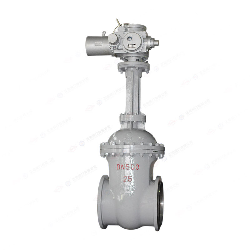 Electric flange gate valve