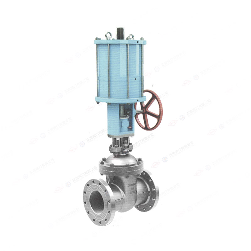 Pneumatic gate valve