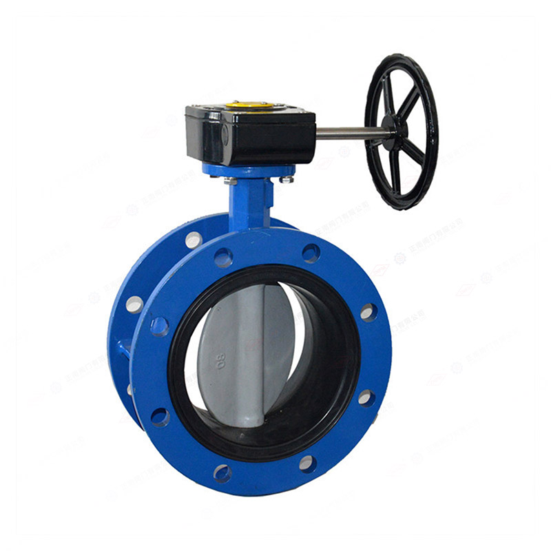 Soft sealed flange butterfly valve