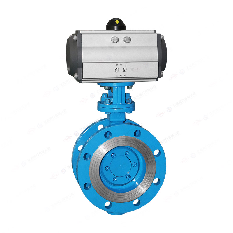 Pneumatic flange butterfly valve