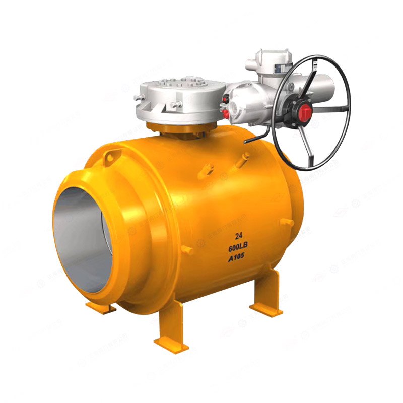 Electric fully welded ball valve