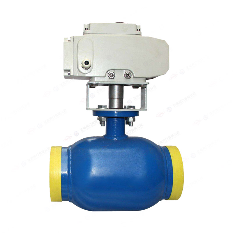 Electric fully welded ball valve