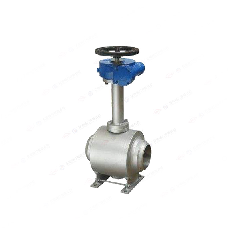 Fully welded pipeline ball valve