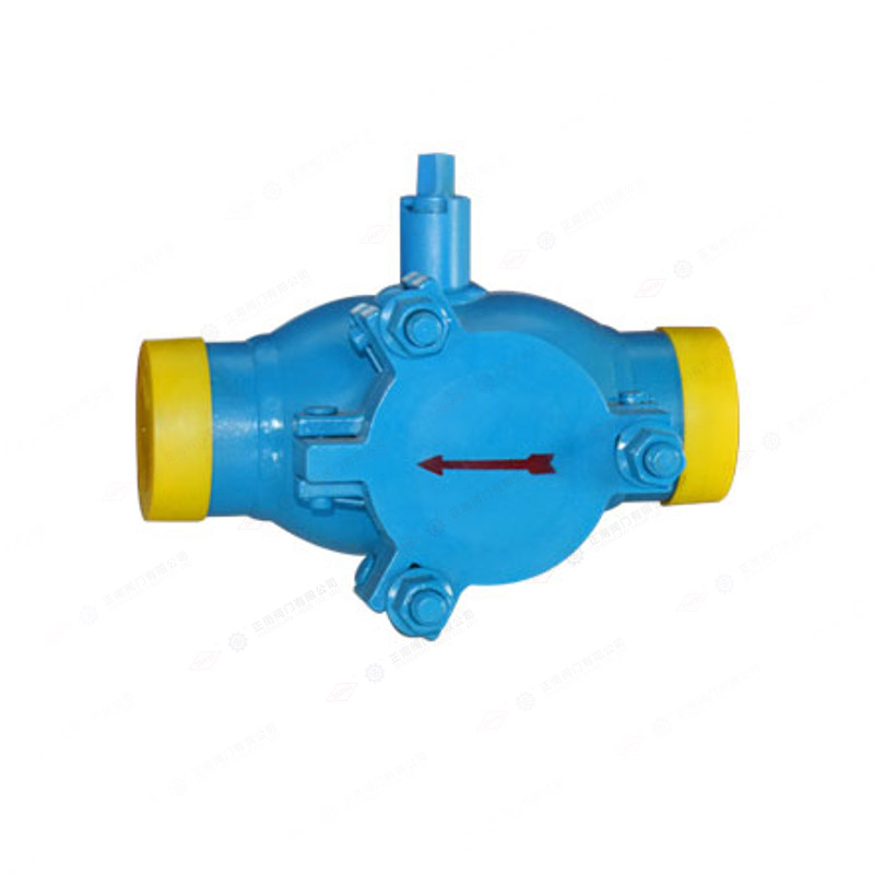 Welded ball valve with filter screen