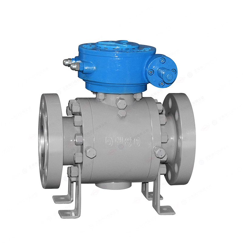 Forged steel high-pressure flange ball valve