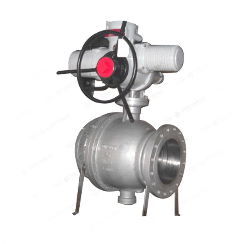 Electric fixed flange ball valve