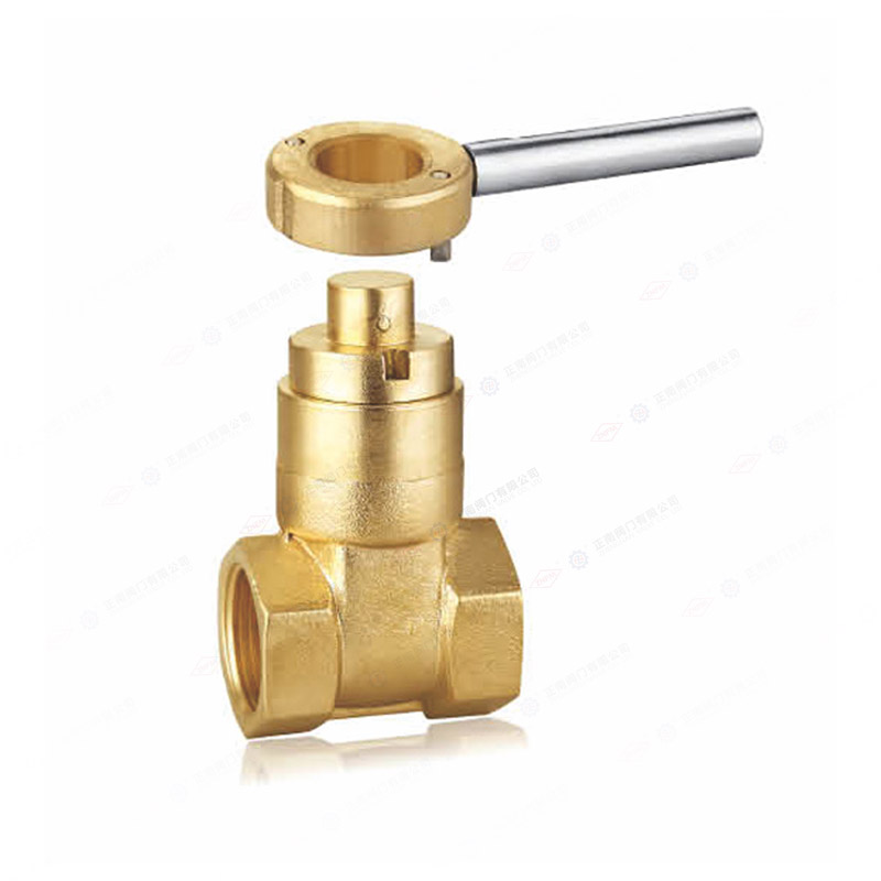 Magnetic locking gate valve