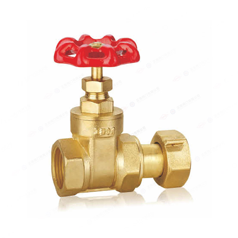 Brass water meter gate valve