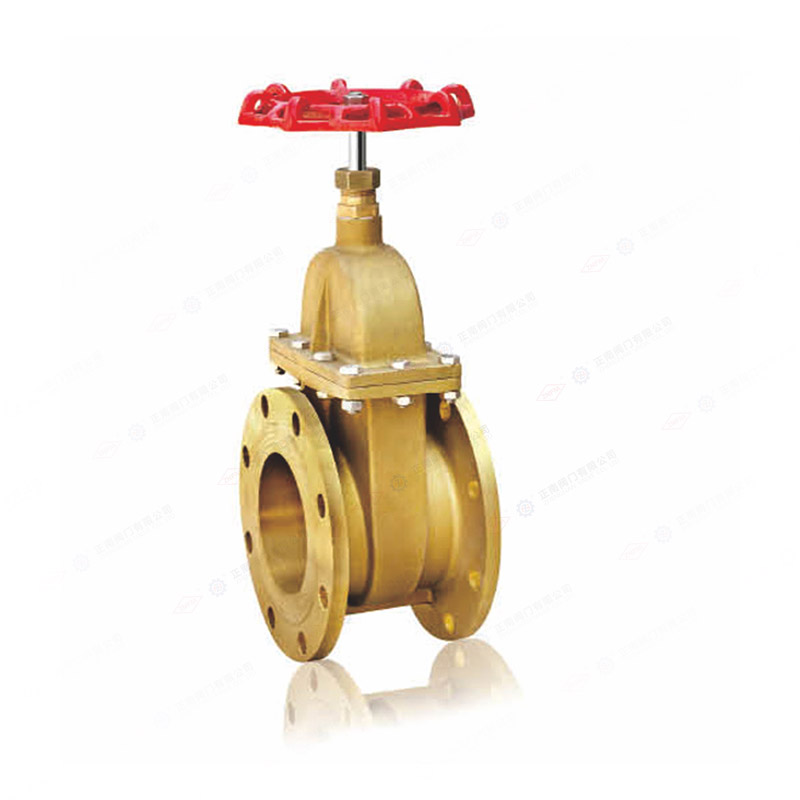 Brass flange gate valve