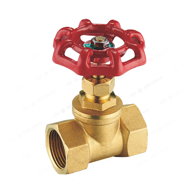 Brass gate valve