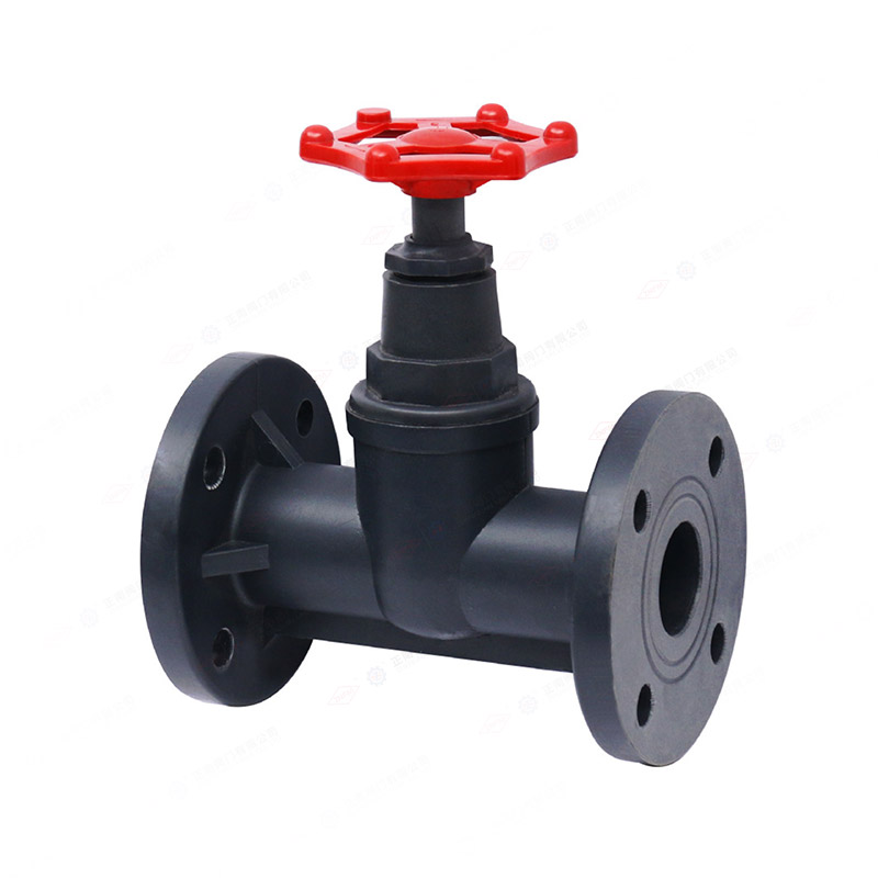 Plastic flange globe valve