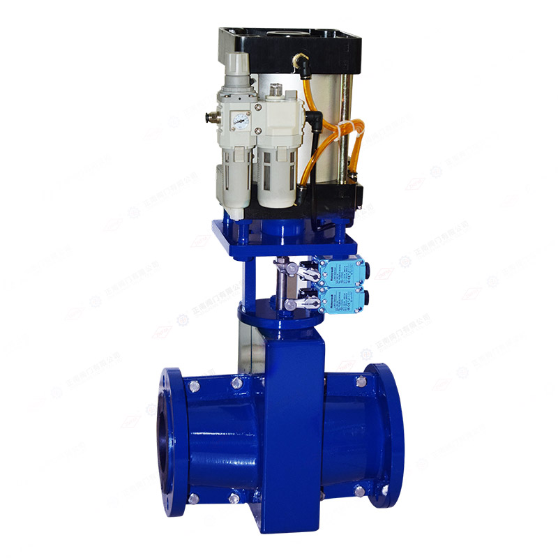 Pneumatic pipe clamp valve